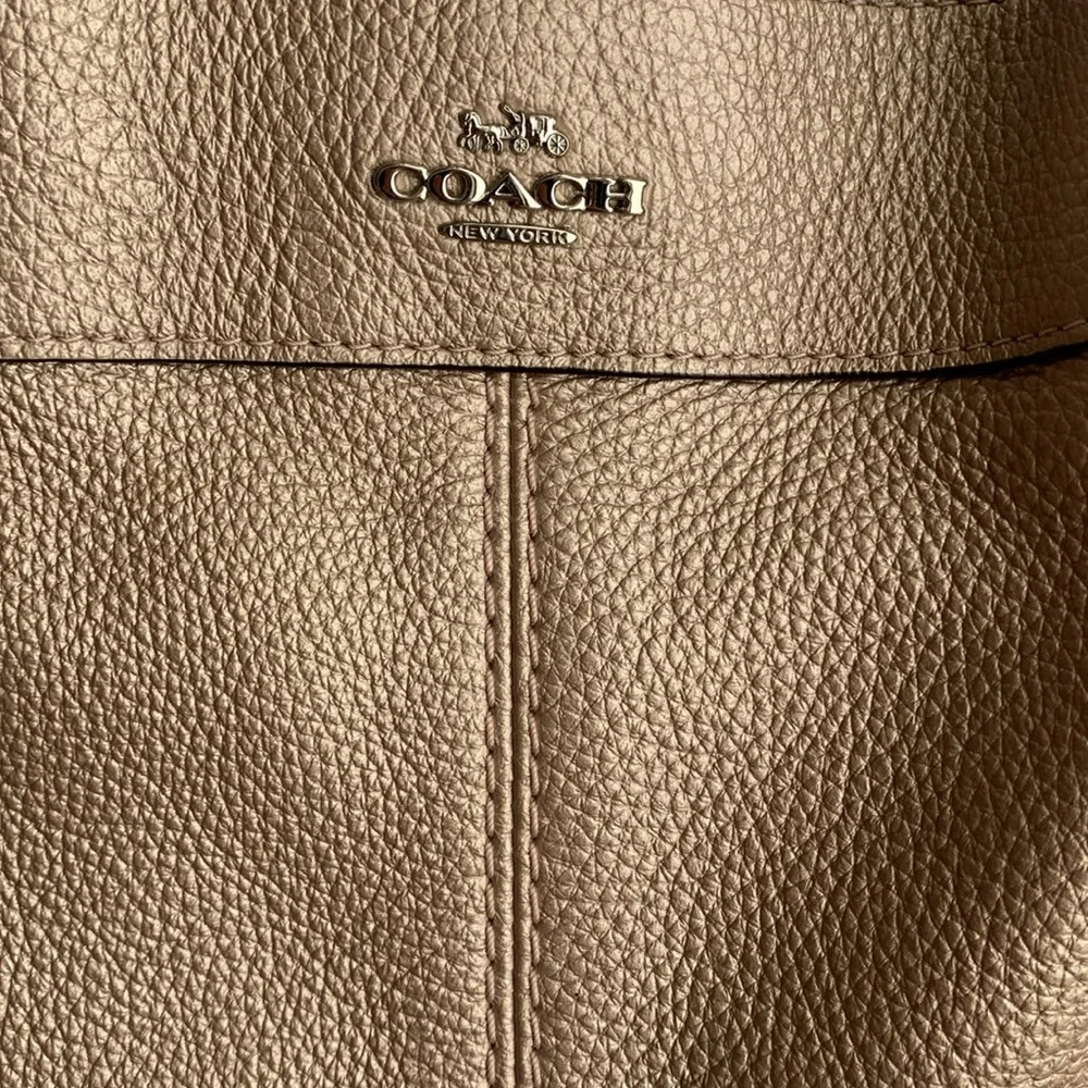 Coach metallic sheen purse